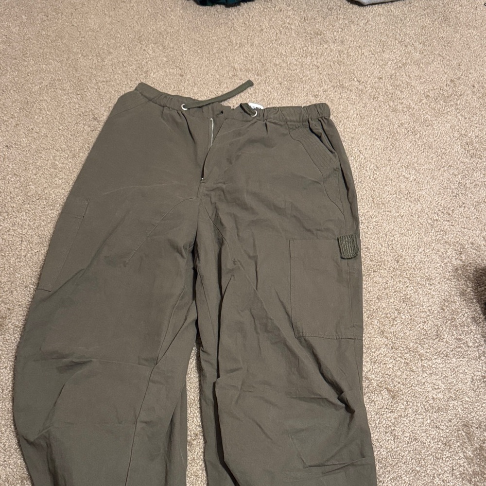 RSQ Men's Dark Olive Cargo Pants